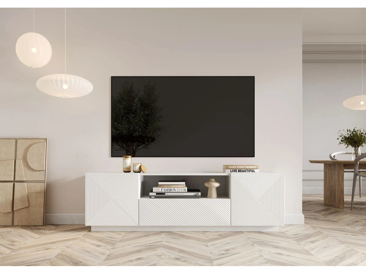 Meuble TV 167 cm ALICE avec niche - Image 3