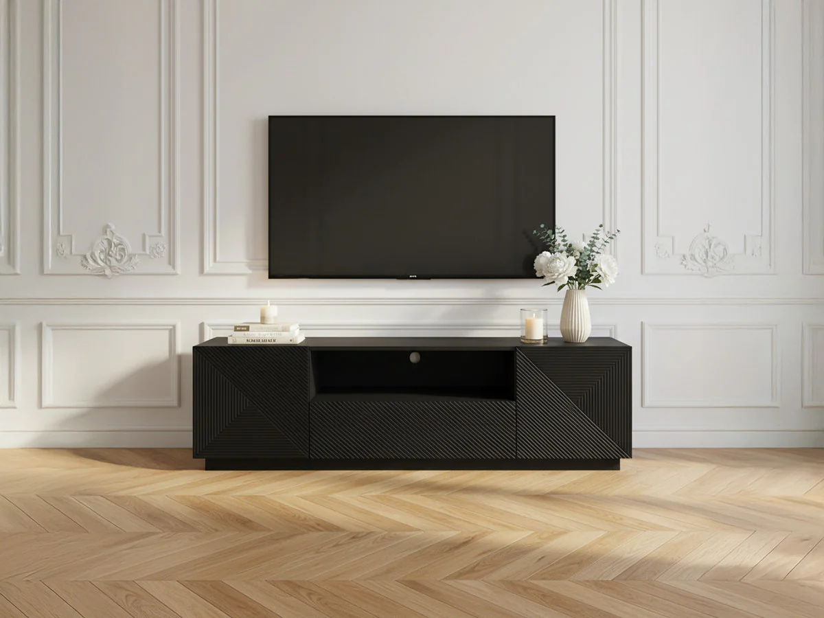 Meuble TV 167 cm ALICE avec niche - Image 9