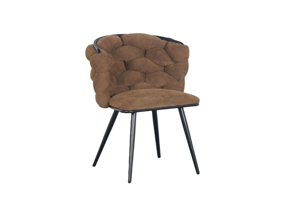 Lot de 2 chaises CHLOE Tissu texturé - Image 3