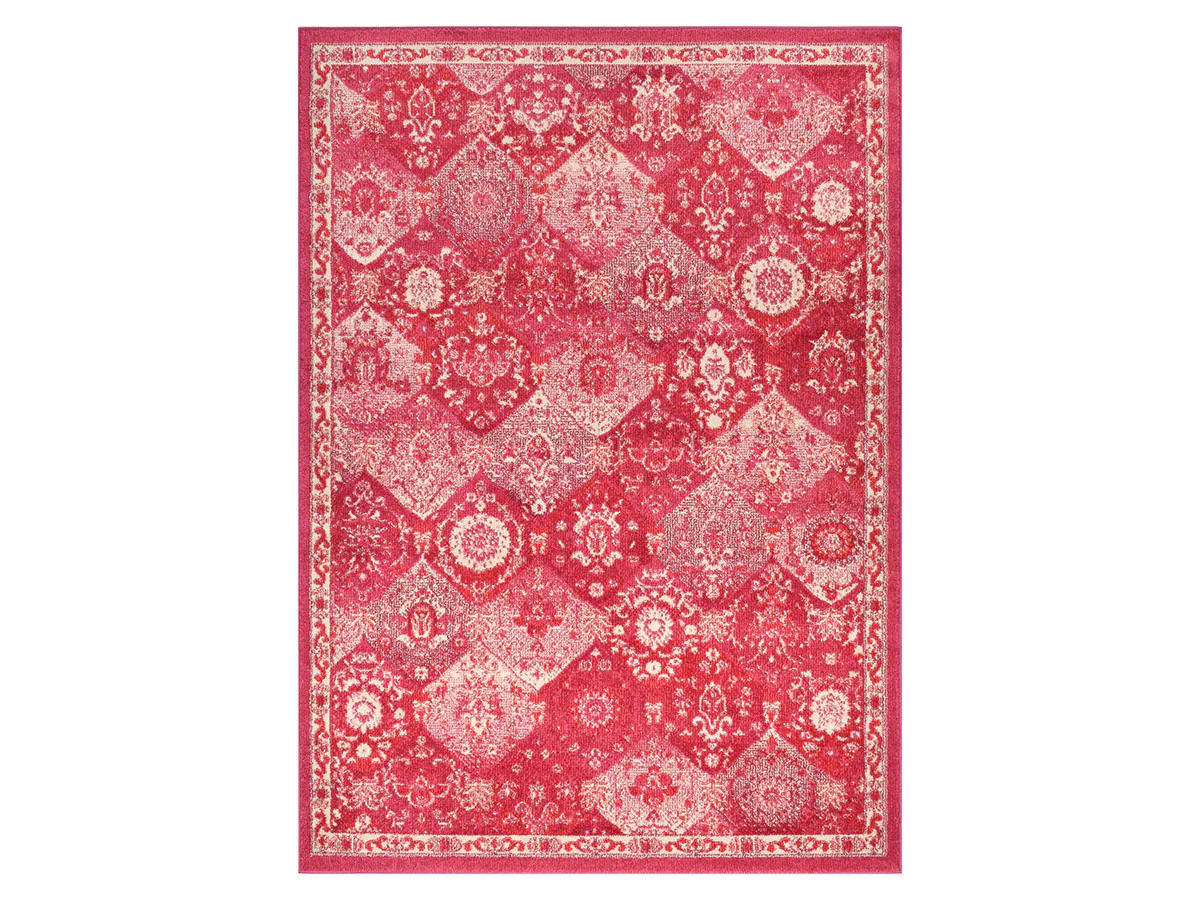 Tapis poils ras MIRA motif vintage - Image 3
