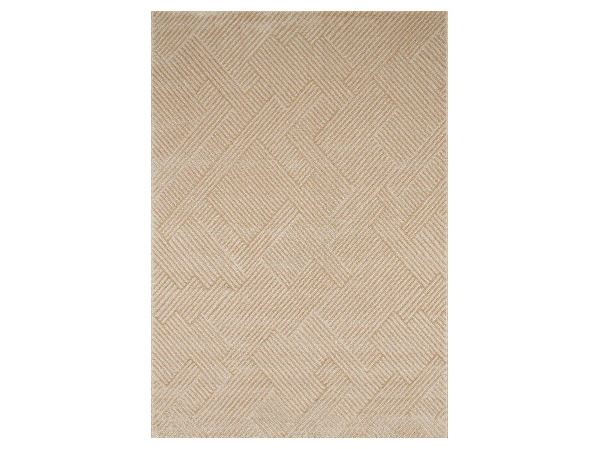 Tapis poils ras LUCIE motif abstrait