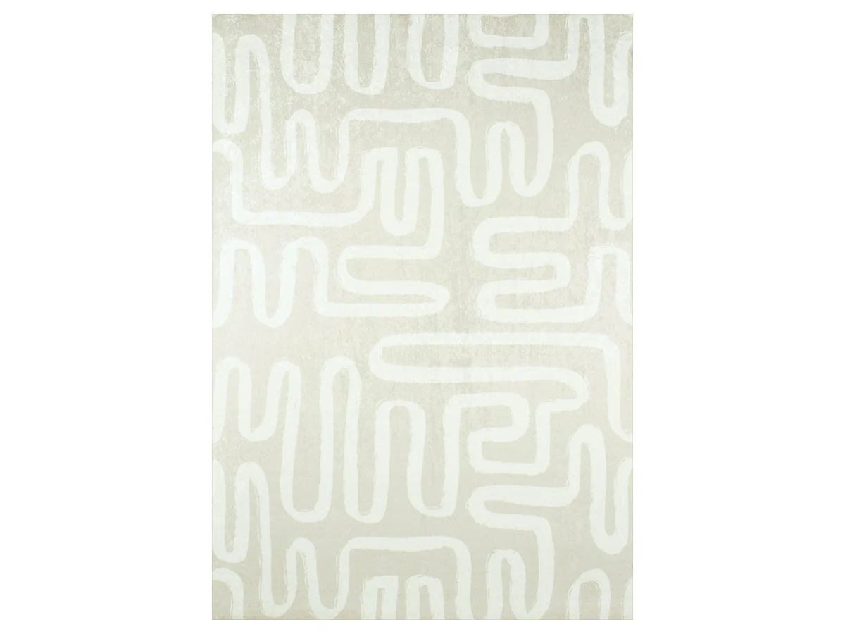 Tapis poils ras CALLY motif abstrait - Image 2