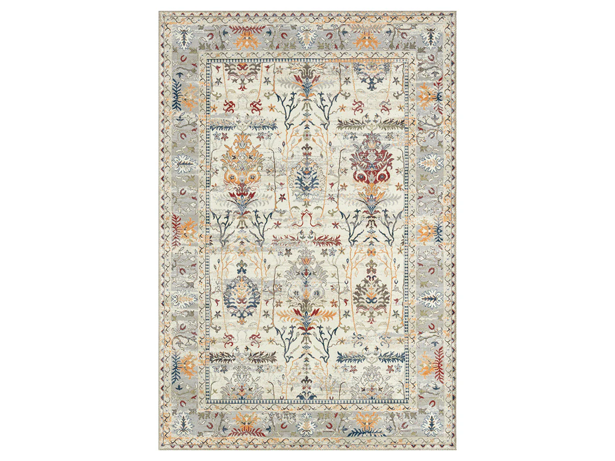 Tapis poils ras DANIA motif vintage - Image 3