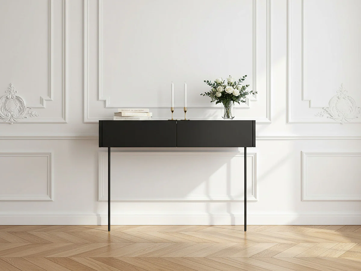 Console suspendue 2 tiroirs 100 cm ATLAS - Image 8