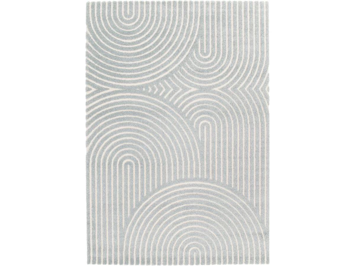 Tapis poils ras HERVE motif abstrait - Image 4