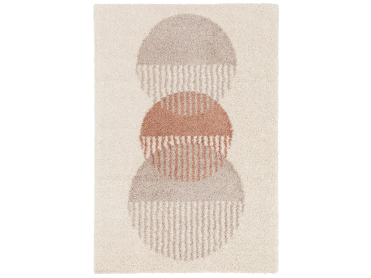 Tapis poils ras PASCALE motif abstrait - Image 2