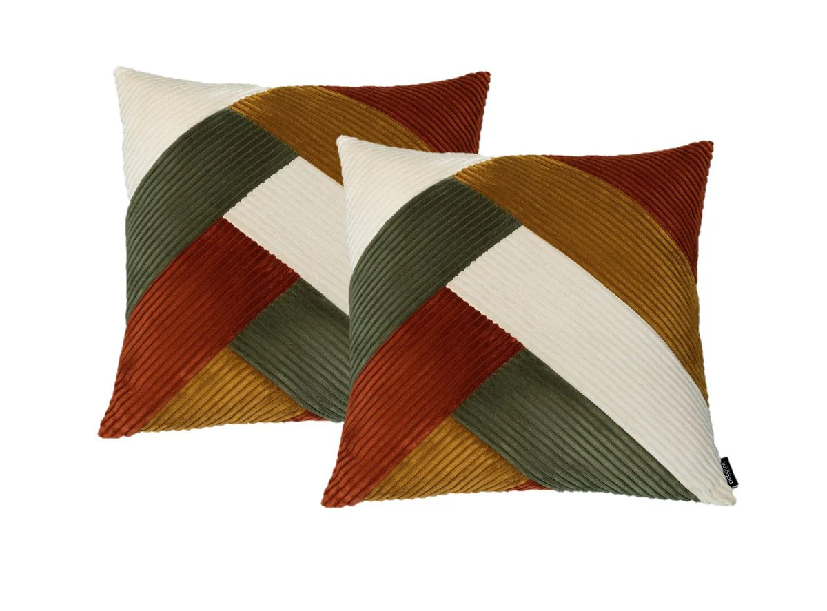 Lot de 2 coussins patchwork réversibles LARA - Image 4