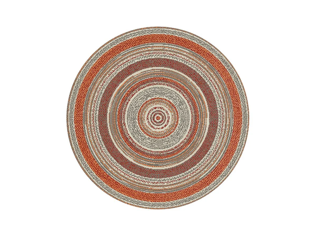 Tapis poils ras IVY motif vintage - Image 2