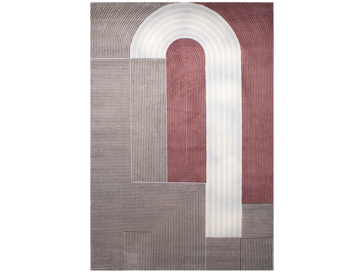 Tapis poils courts FRANE motif géometrique - Image 2