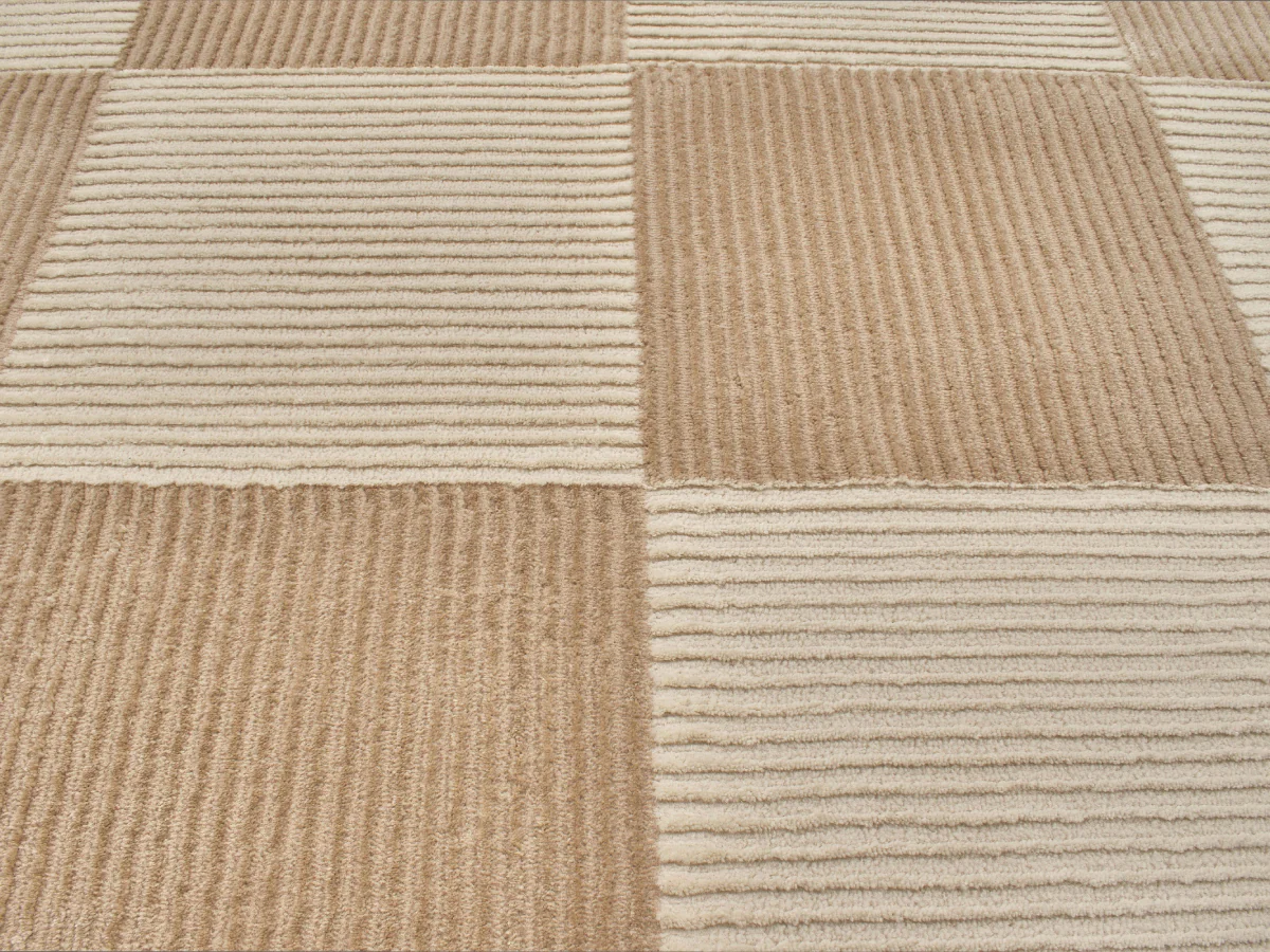 Tapis poils courts ANOUCK motif géometrique - Image 3