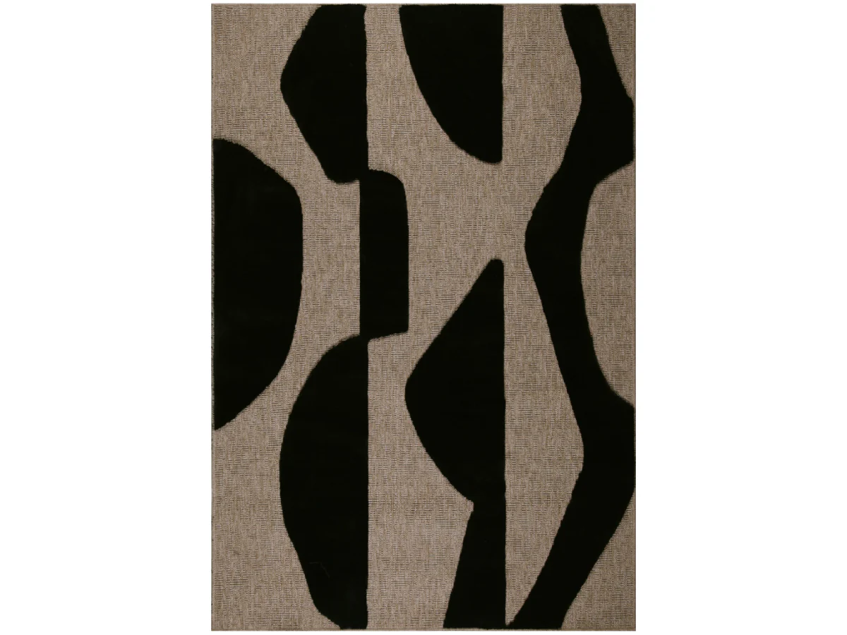 Tapis poils ras EDNA motif abstrait - Image 4