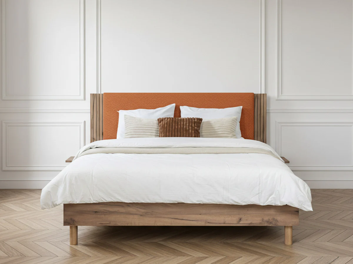 Lit LIOR lattes massives pieds en bois naturel - Image 7