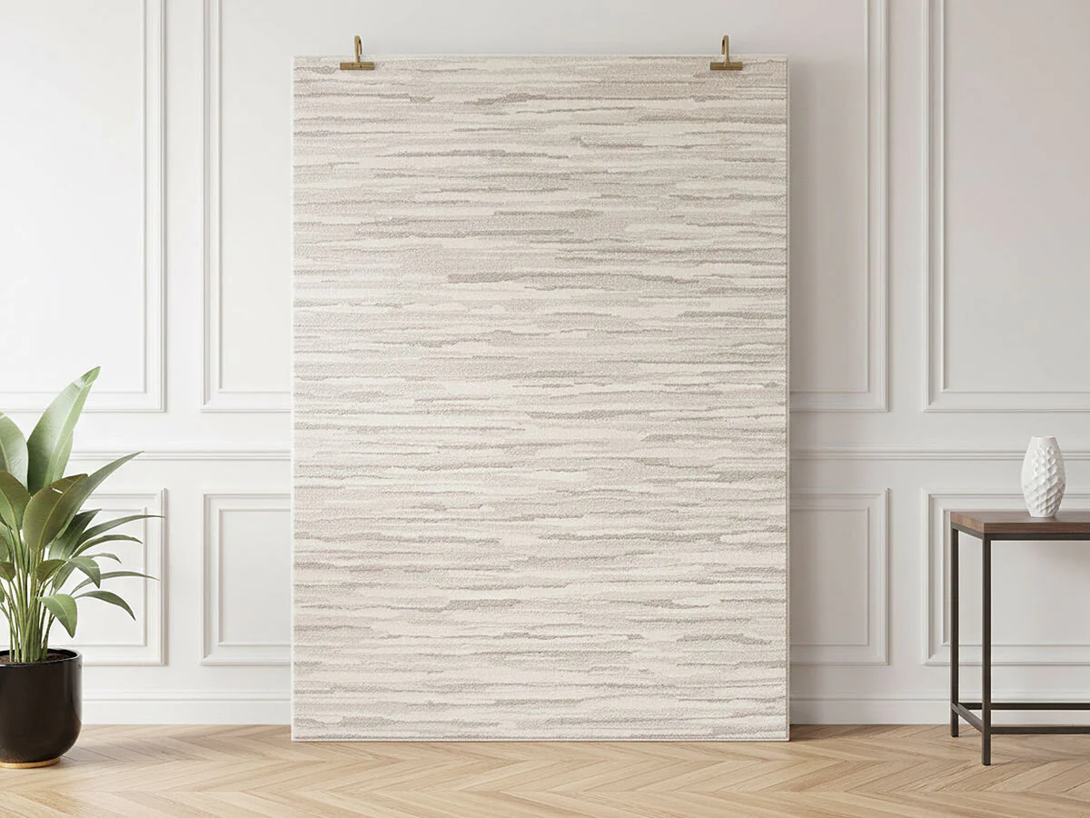 Tapis poil court RYKEN motif abstrait - Image 2