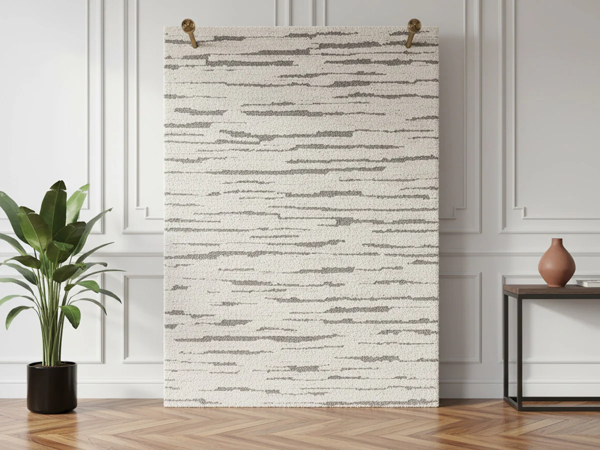 Tapis poils courts LORIS motif abstrait