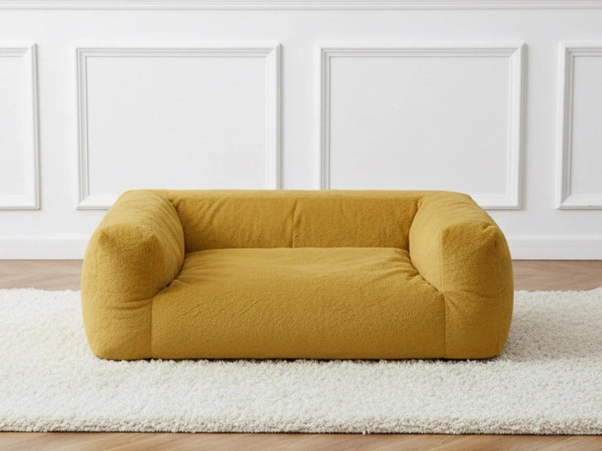 Panier pour chien SALTO tissu imitation fourrure - Image 14