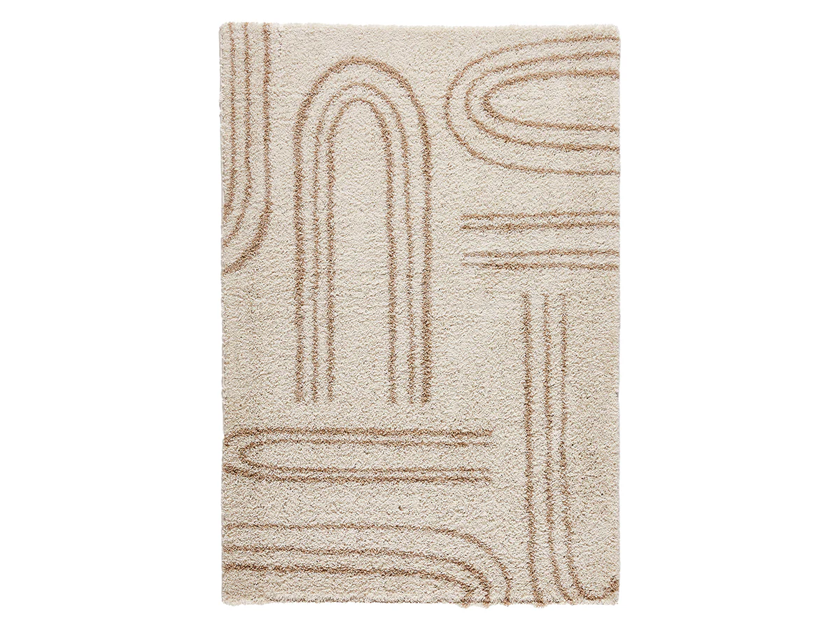 Tapis shaggy YONA motif abstrait - Image 2