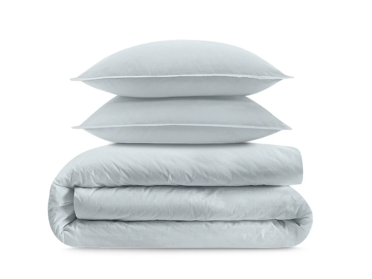 Parure de lit adulte en Percale de coton HERA avec une housse de couette, taies d'oreiller - Image 6