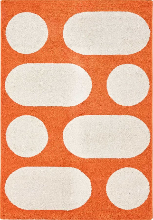 Tapis poils longs DANNY motif retro - Image 4