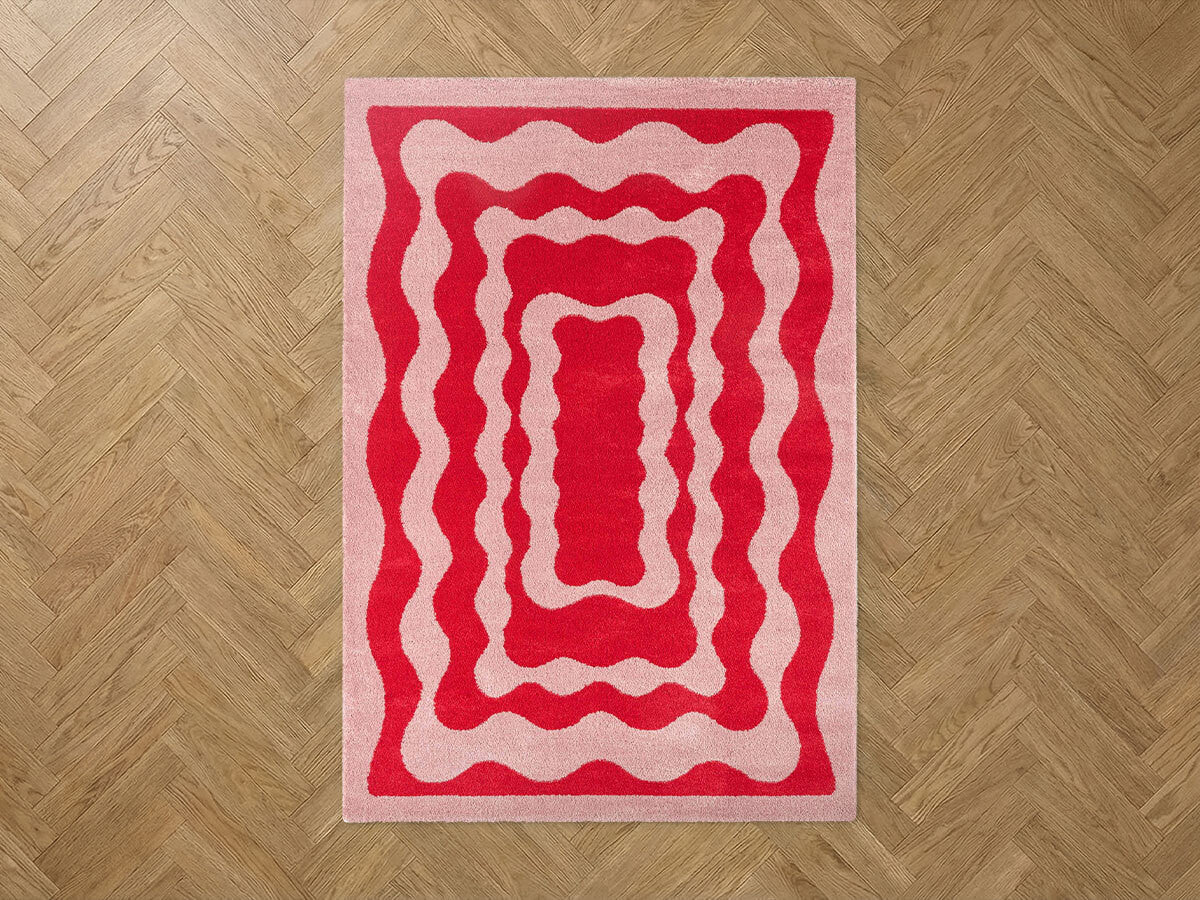 Tapis poils longs LAURIE motif abstrait - Image 10