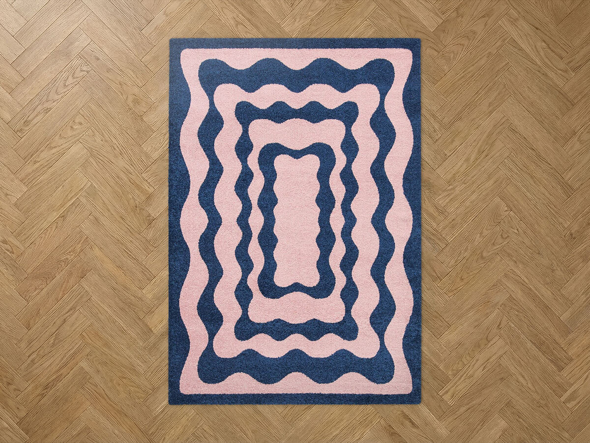 Tapis poils longs LAURIE motif abstrait - Image 8
