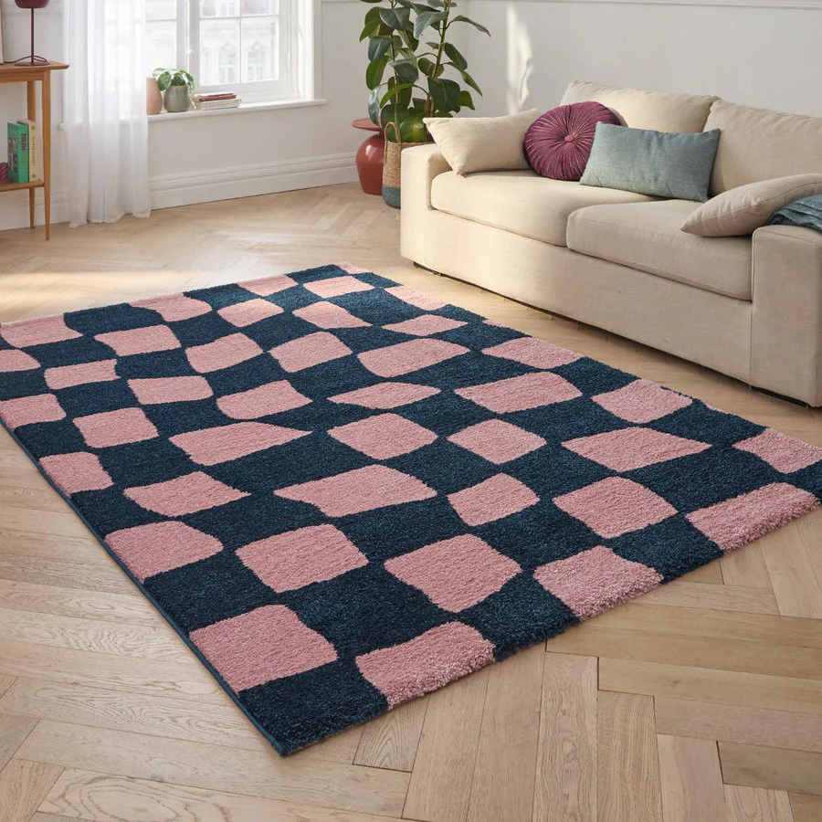 Tapis poils longs BETTY motif retro - Image 13