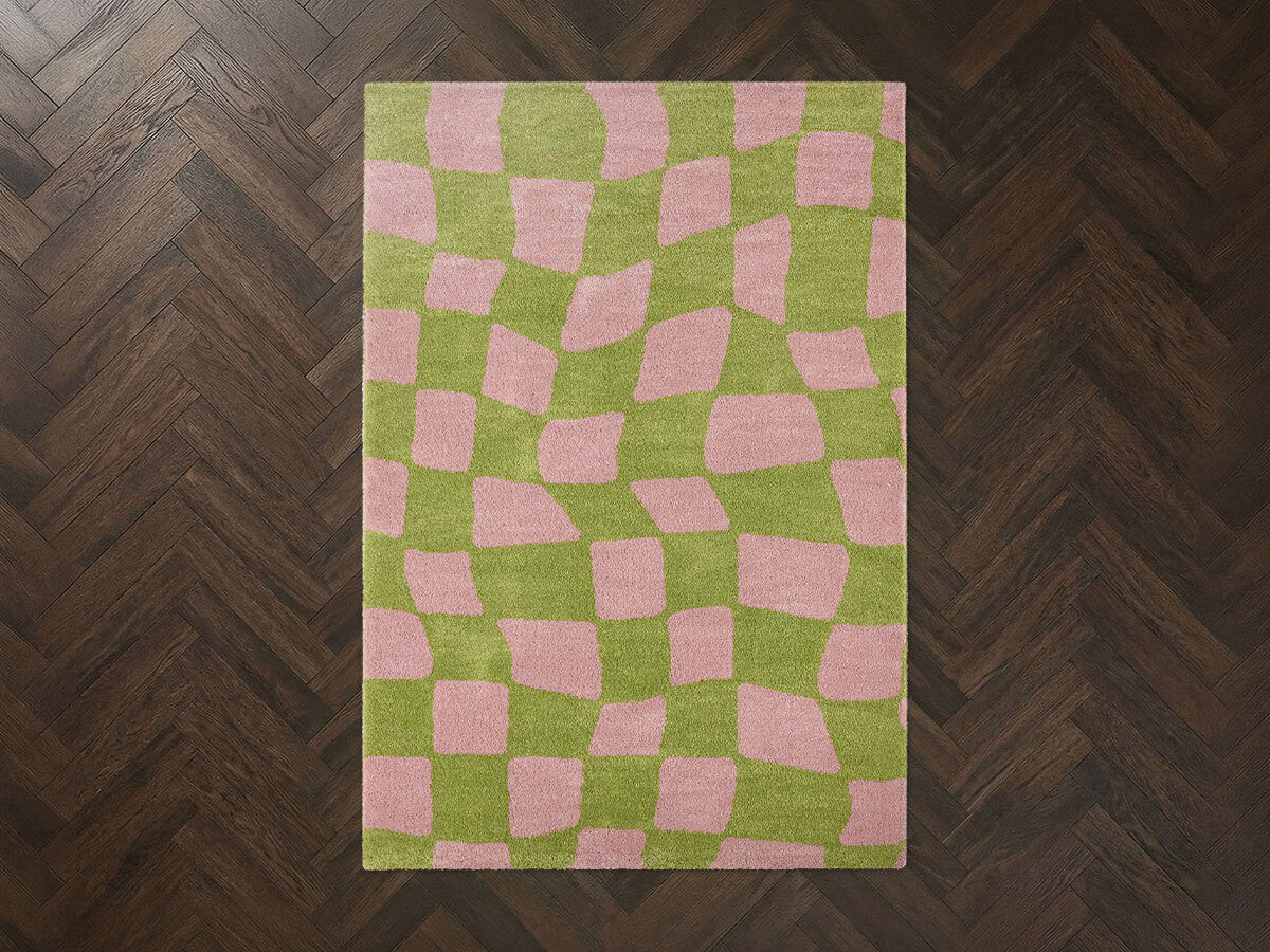 Tapis poils longs BETTY motif retro - Image 17