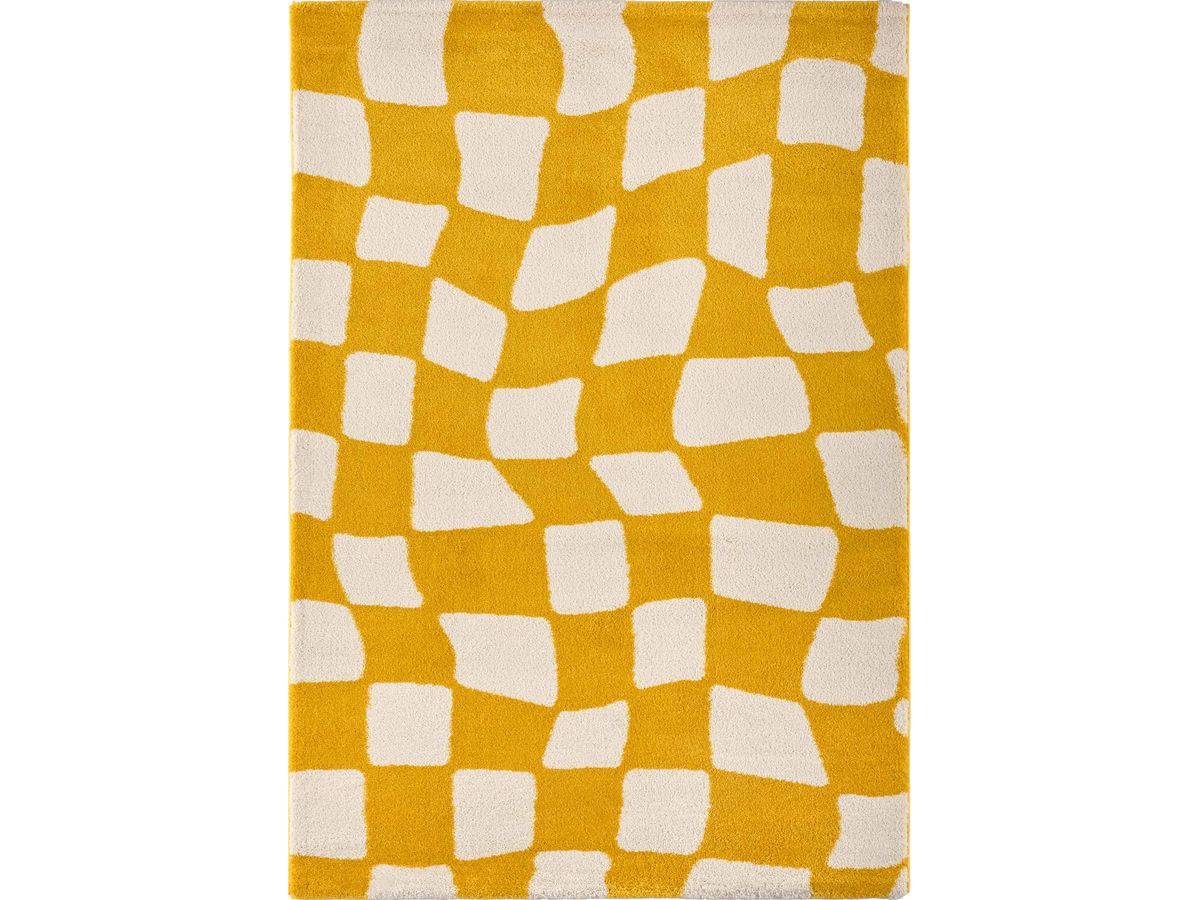 Tapis poils longs BETTY motif retro - Image 4