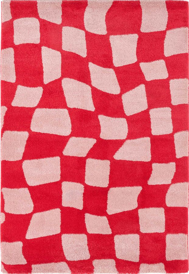 Tapis poils longs BETTY motif retro - Image 7