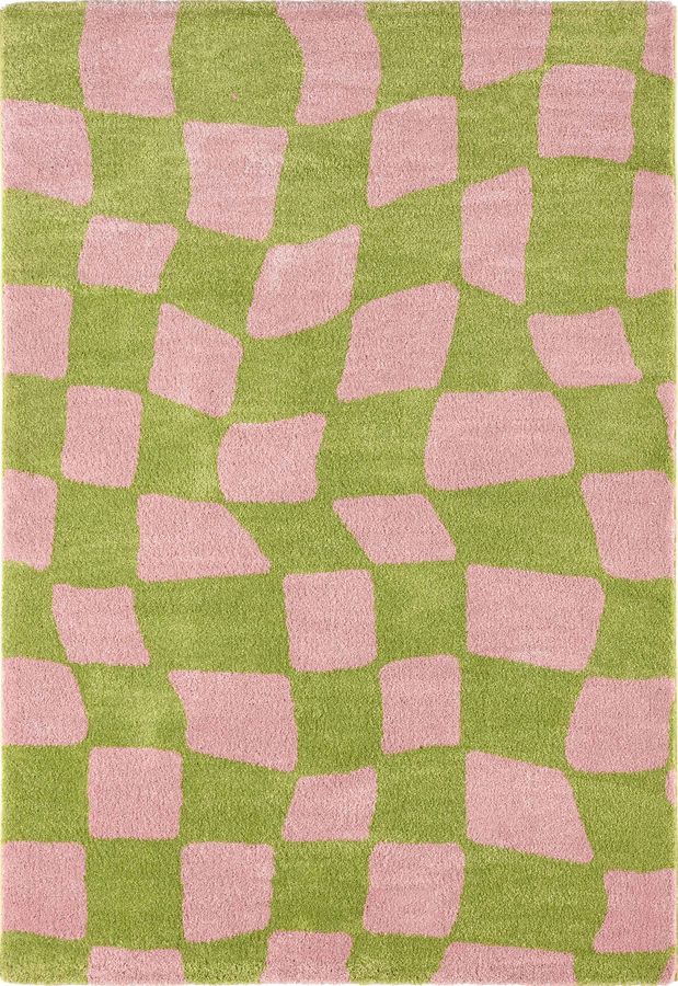 Tapis poils longs BETTY motif retro - Image 8