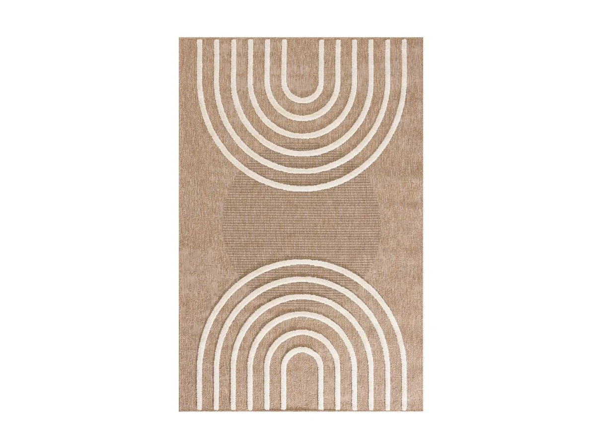 Tapis poils courts RYAN aspect jute - Image 4