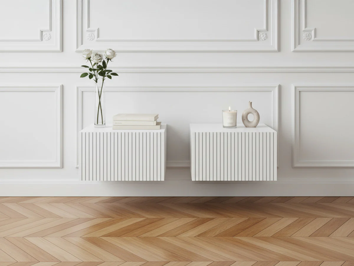 Lot de 2 chevets tiroir KASHA suspendu - Image 2