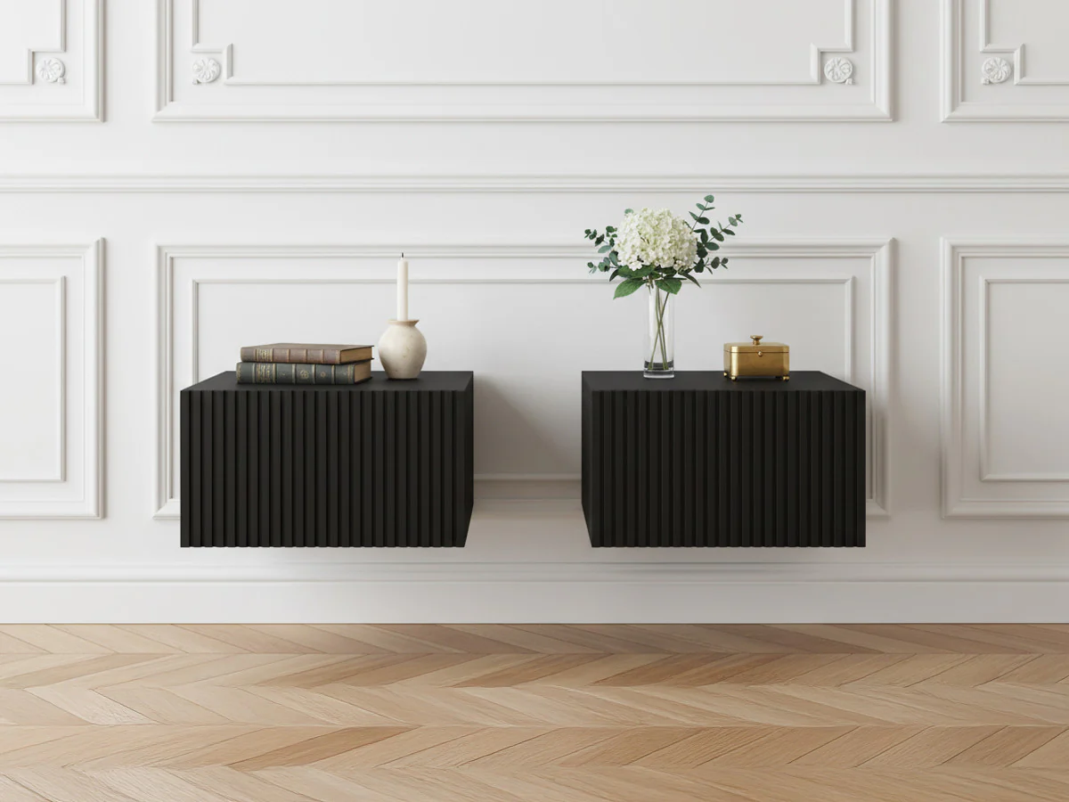 Lot de 2 chevets tiroir KASHA suspendu - Image 3