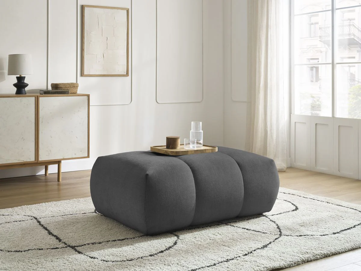 Pouf FUJI tissu lisse - Image 4