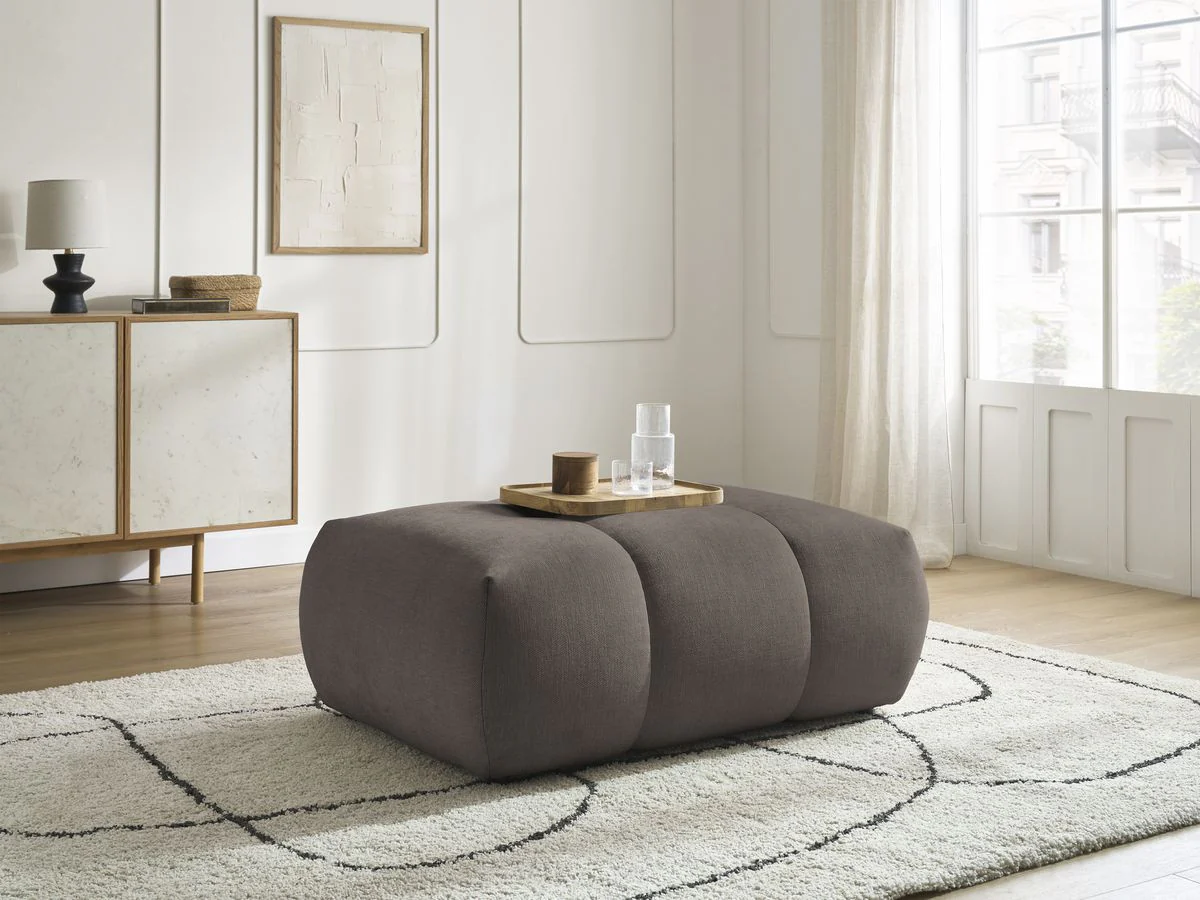 Pouf FUJI tissu lisse - Image 7