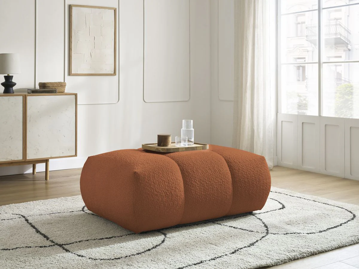 Pouf FUJI tissu bouclette - Image 7