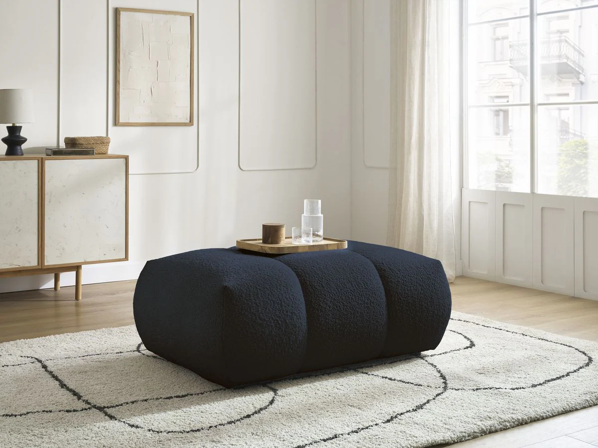 Pouf FUJI tissu bouclette - Image 8