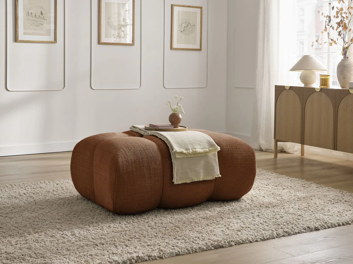 Pouf IVANE tissu texturé - Image 8