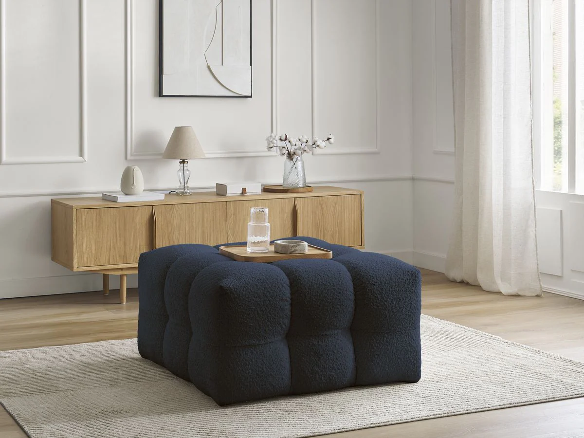 Pouf CLOUD tissu bouclette - Image 10
