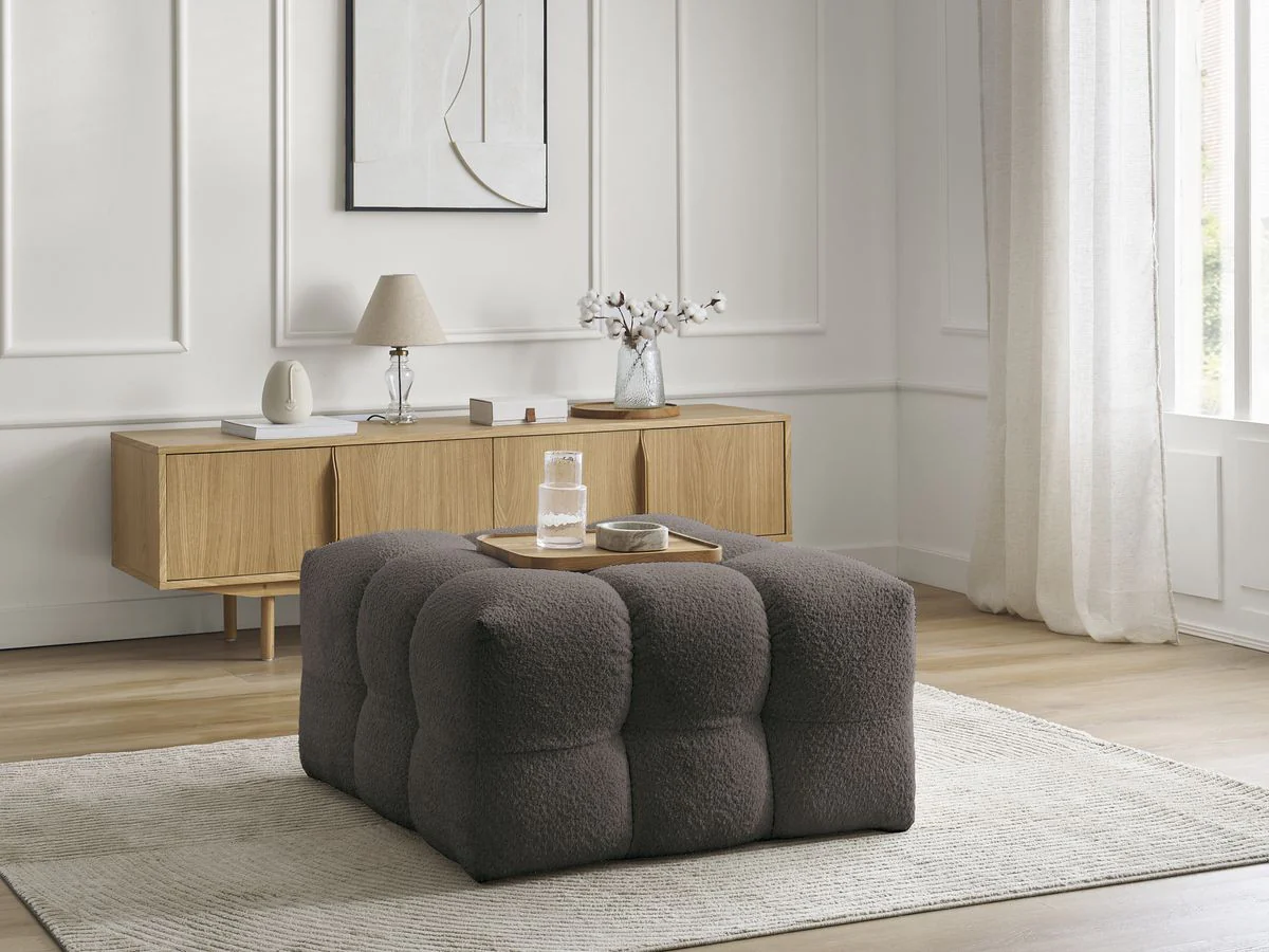 Pouf CLOUD tissu bouclette - Image 13