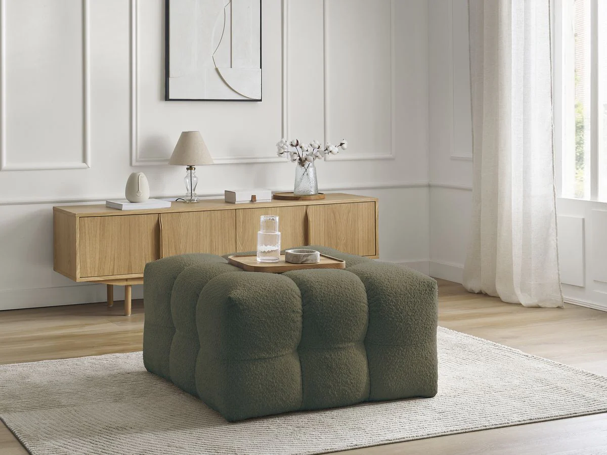 Pouf CLOUD tissu bouclette - Image 16