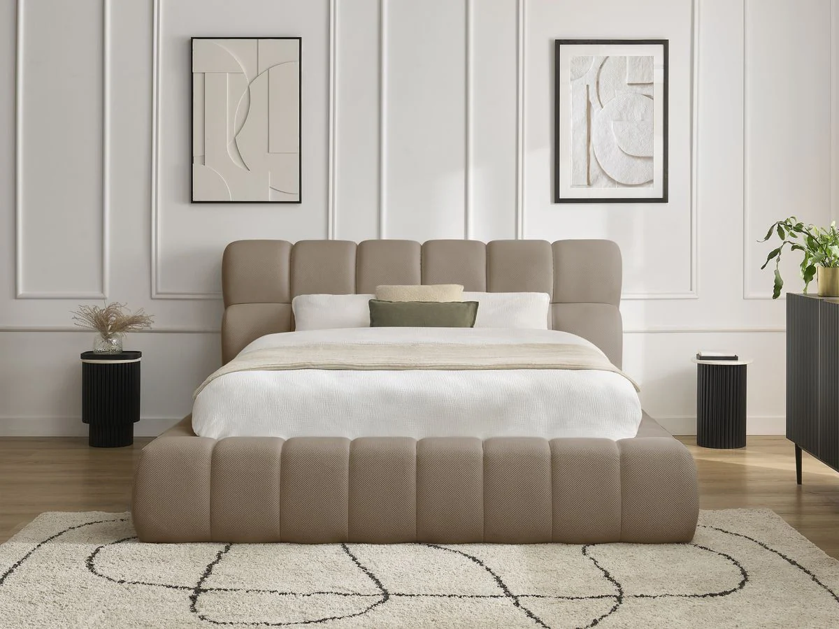 Lit coffre MONT-BLANC tissu mesh - Image 3