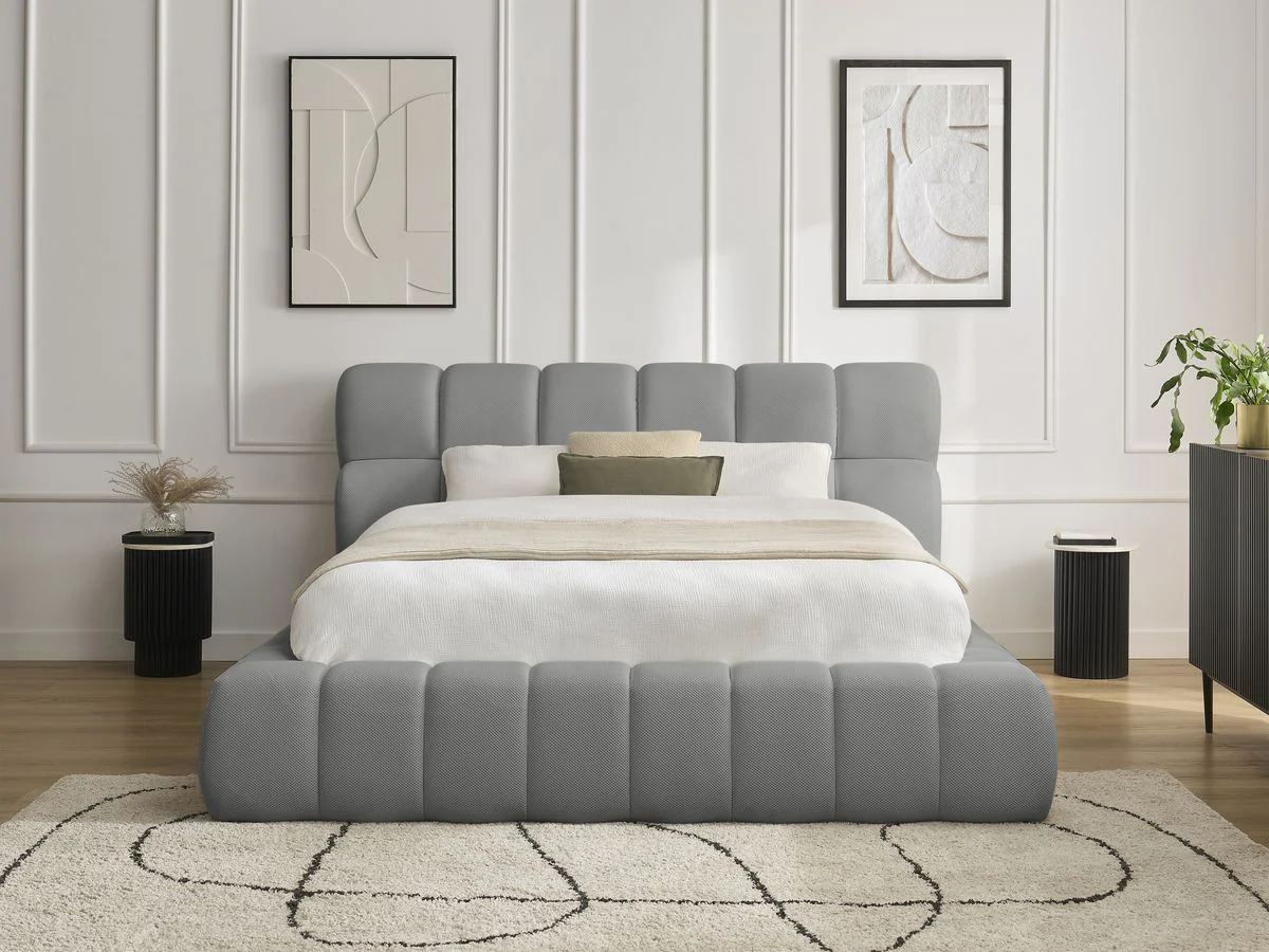 Lit coffre MONT-BLANC tissu mesh - Image 7