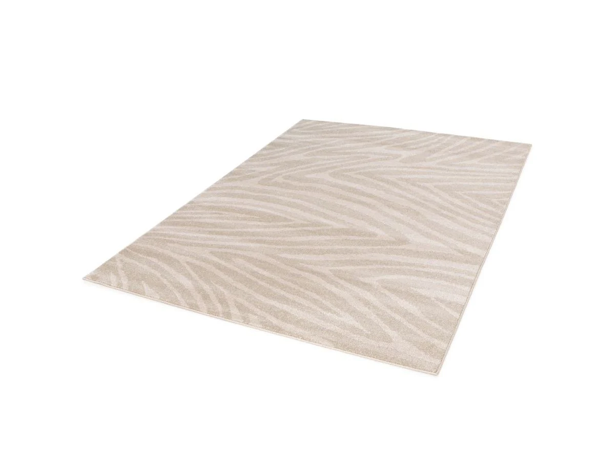 Tapis poils ras ZAYN motif abstrait - Image 2