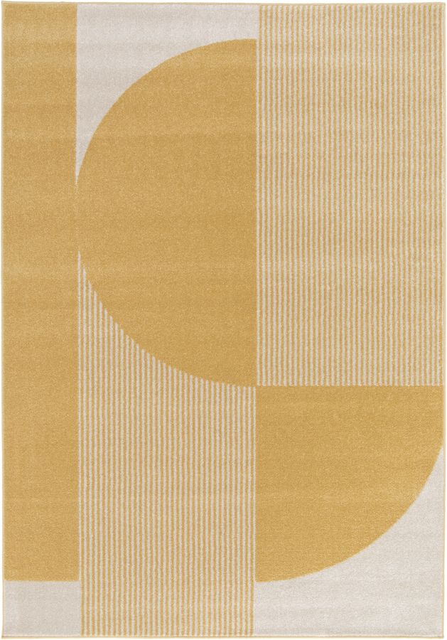 Tapis poils ras IRENA motif abstrait - Image 4