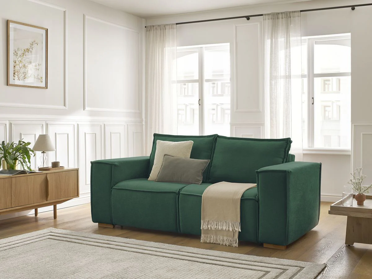 Canapé droit convertible CHELSEA ouverture express tissu texturé - Image 15