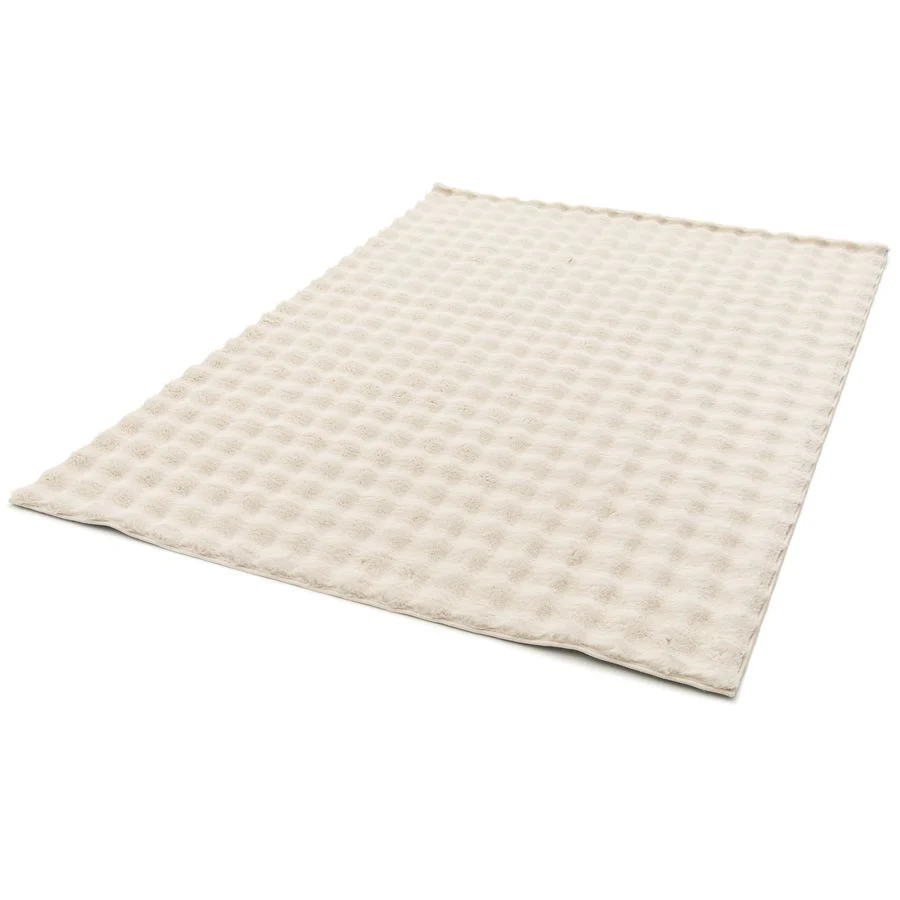 Tapis poils ras BOB uni en relief 3D - Image 3