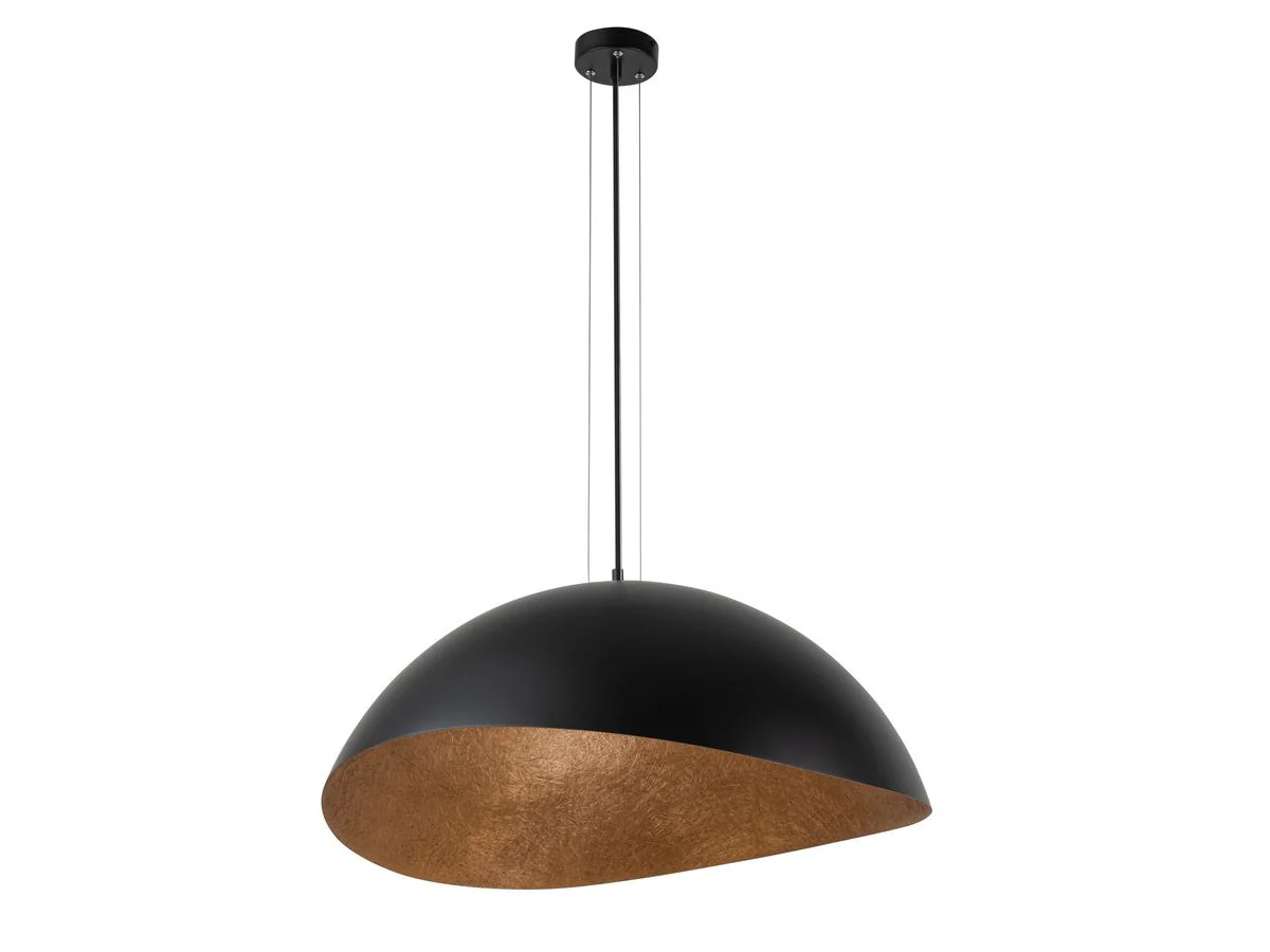 Lustre ALTEA bicolore noir en acier - Image 6