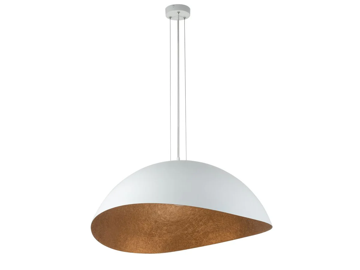 Lustre ALTEA bicolore blanc en acier - Image 2