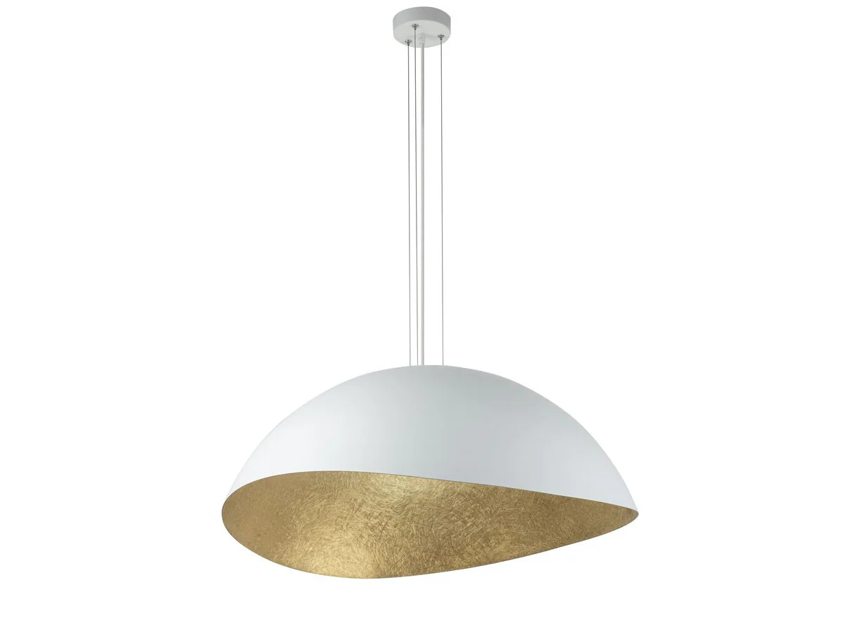 Lustre ALTEA bicolore blanc en acier - Image 5