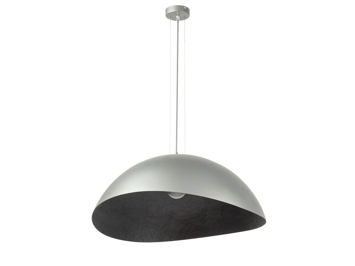 Lustre ALTEA bicolore gris en acier - Image 3